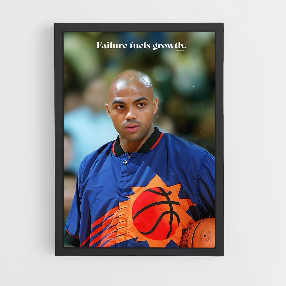 Poster Charles de barkley – affiche Basketball (vue 2)